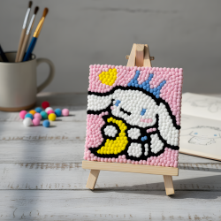 Pompom Ball Mosaic Art